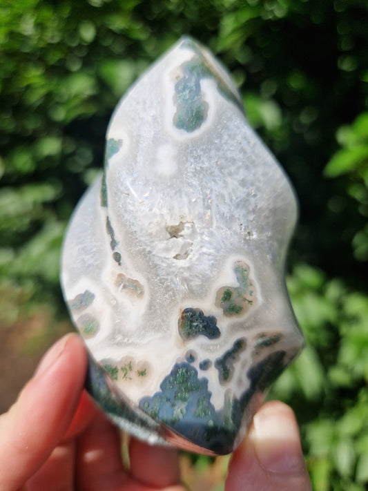 Moss Agate Flame