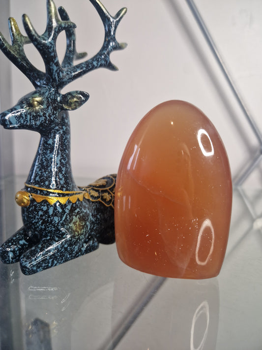 Honey Calcite Sheild