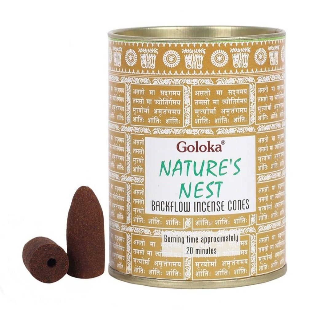 Nature's Nest Backflow Incense Cones