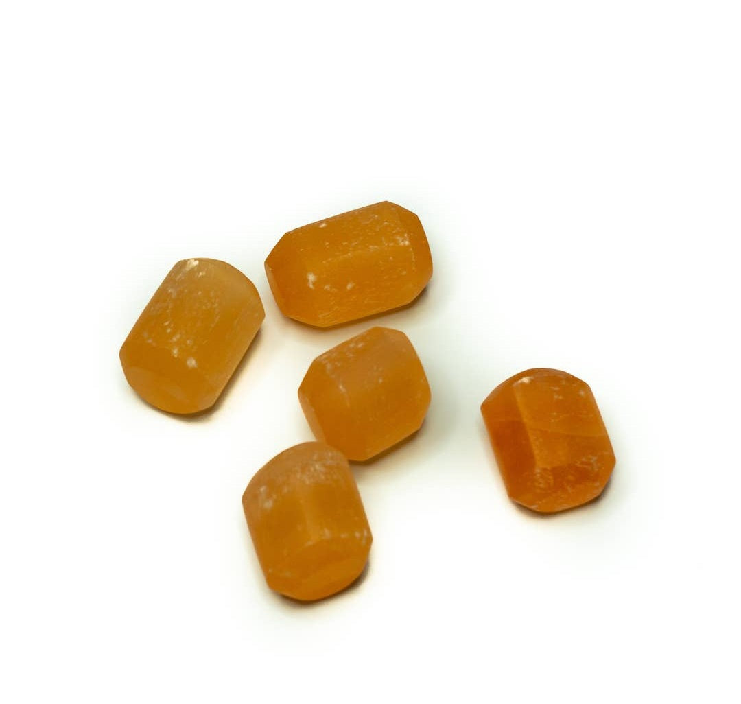 Orange Selenite Tumbles