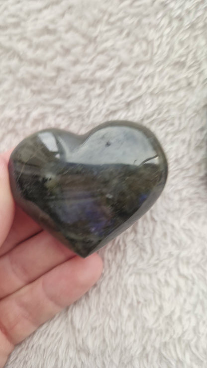 Labradorite Hearts