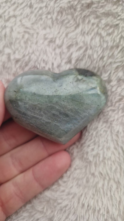 Labradorite Hearts