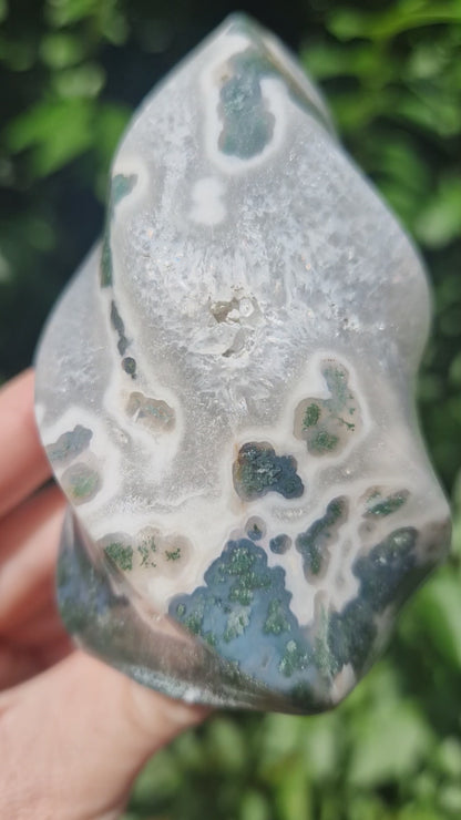 Moss Agate Flame