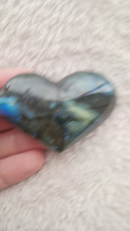 Labradorite Hearts