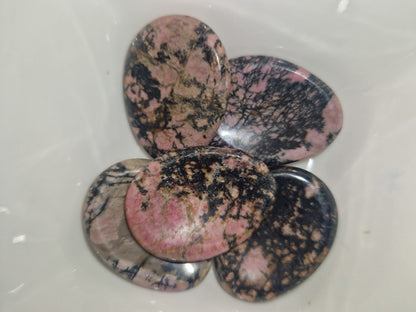 Rhodonite Worry Stones