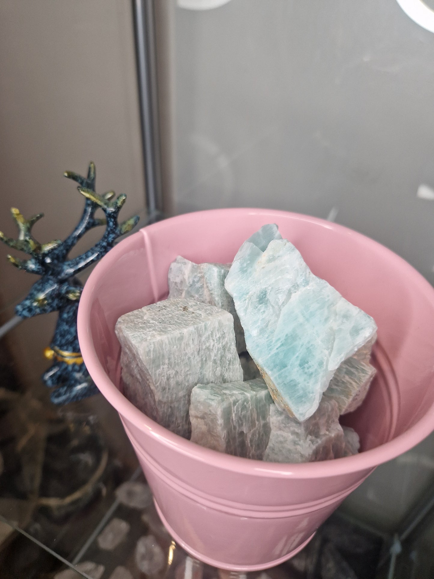 Raw amazonite