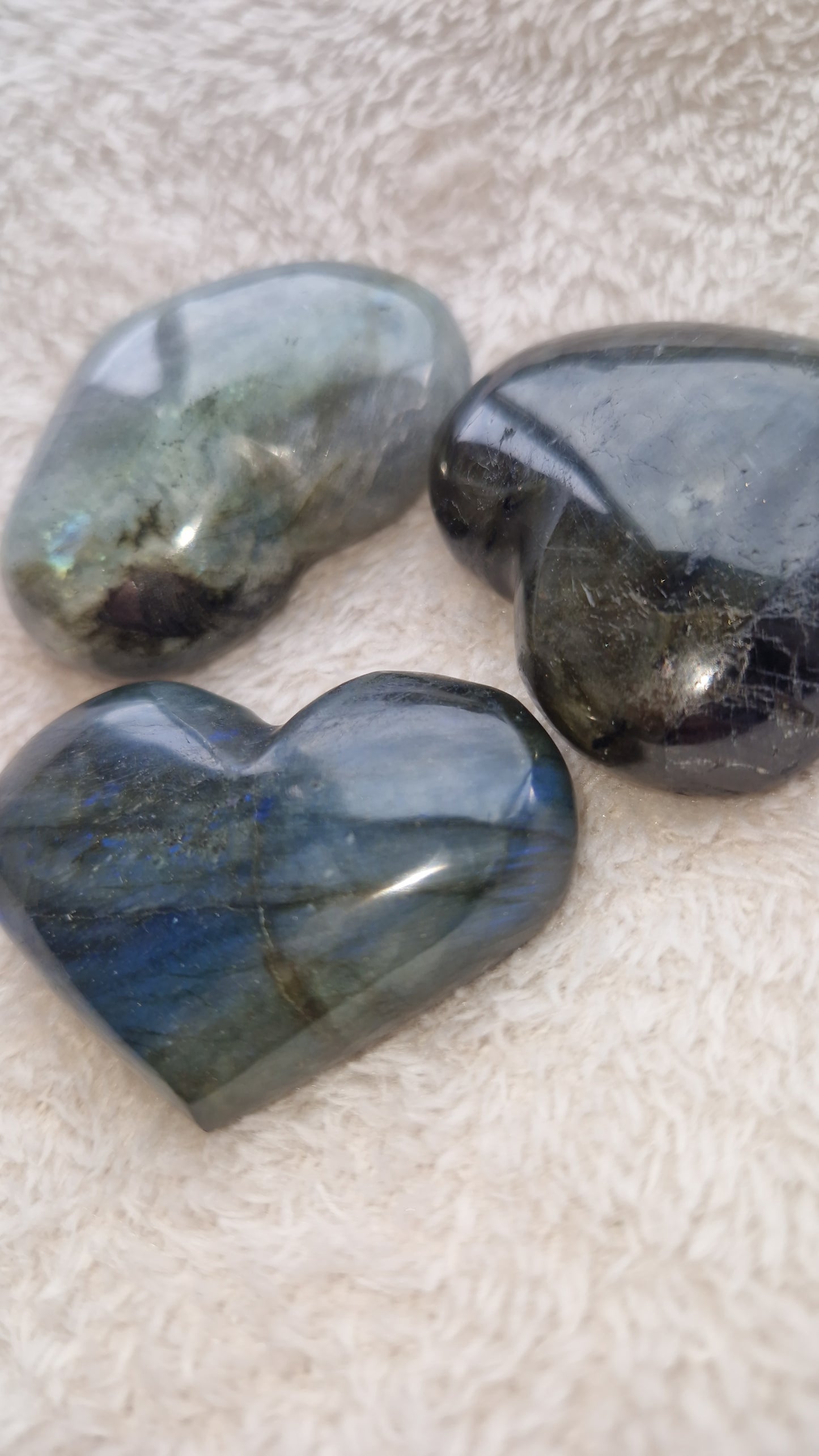 Labradorite Hearts