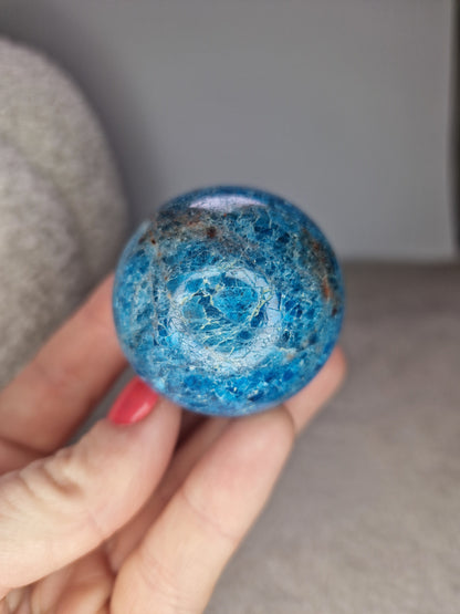 Blue Apatite Sphere