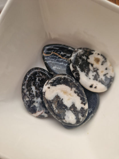 Zebra Jasper Worry Stones